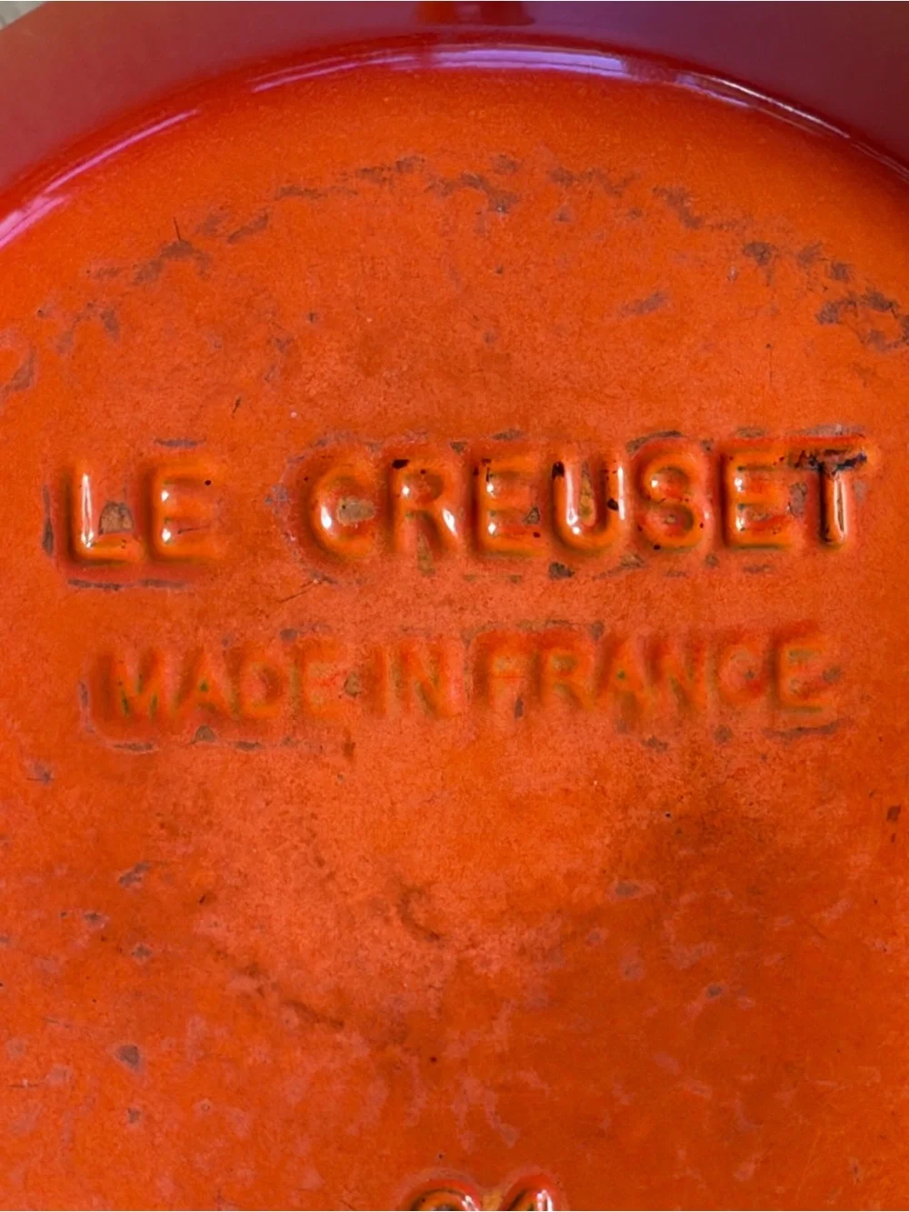 Vintage 70s Le Creuset 9.5